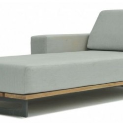 Skyline Ona Dark Grey Poly Strap Right Chaise